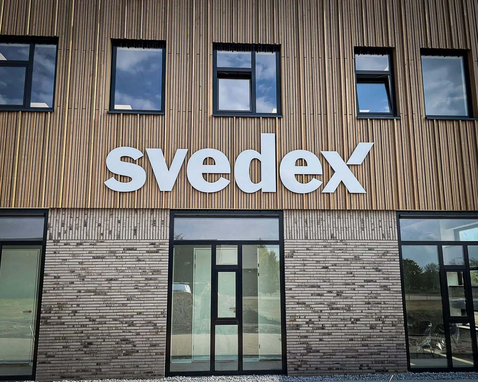 Gevelreclame voor Svedex door Mull2media