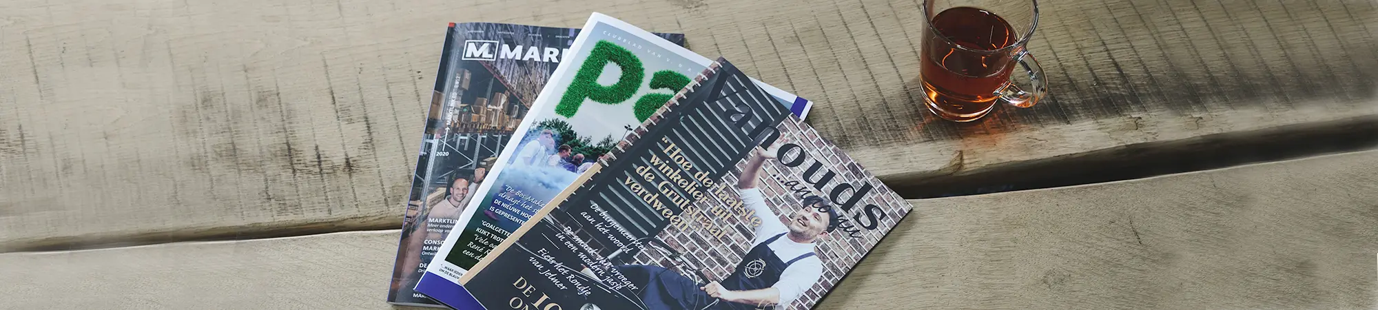 Vormgeving van magazines door Mull2media