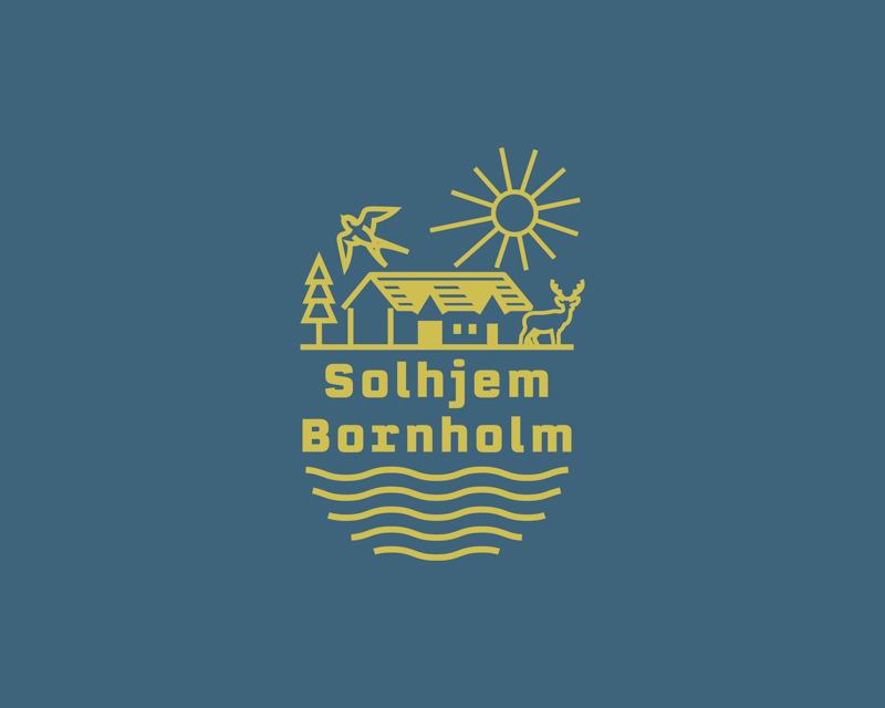 Vormgeving - logo ontwerpen - Solhjem Bornholm