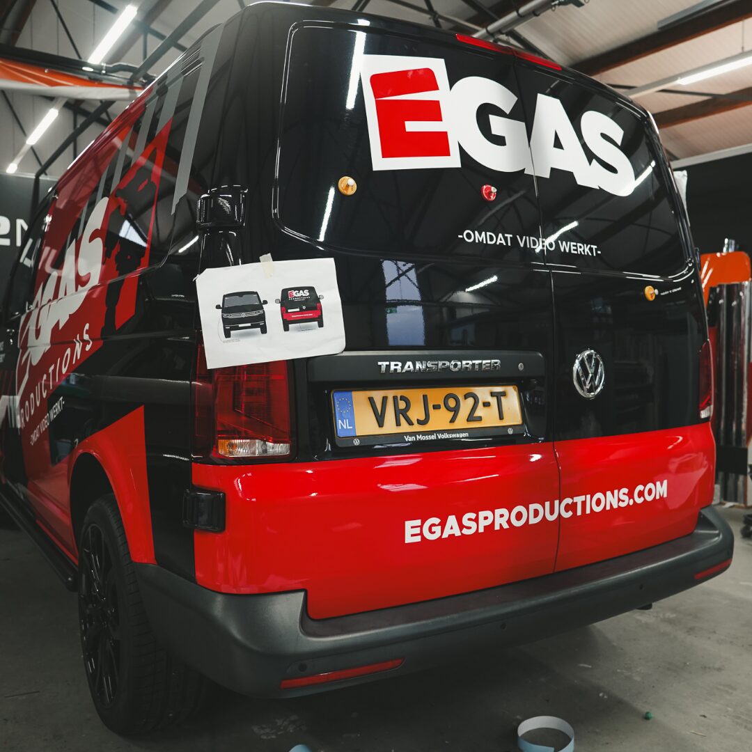 Busbelettering Egas