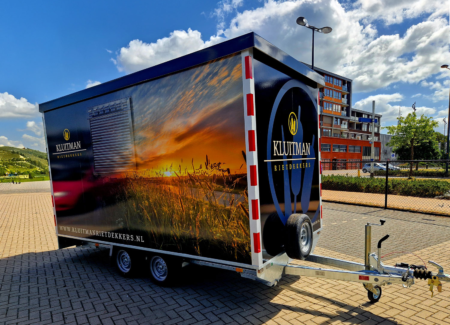 Aanhangwagenwrap voor Kluitman Rietdekkers